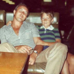 Neil and his dad in the early 1980s