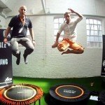 Rebounding on mini trampolines