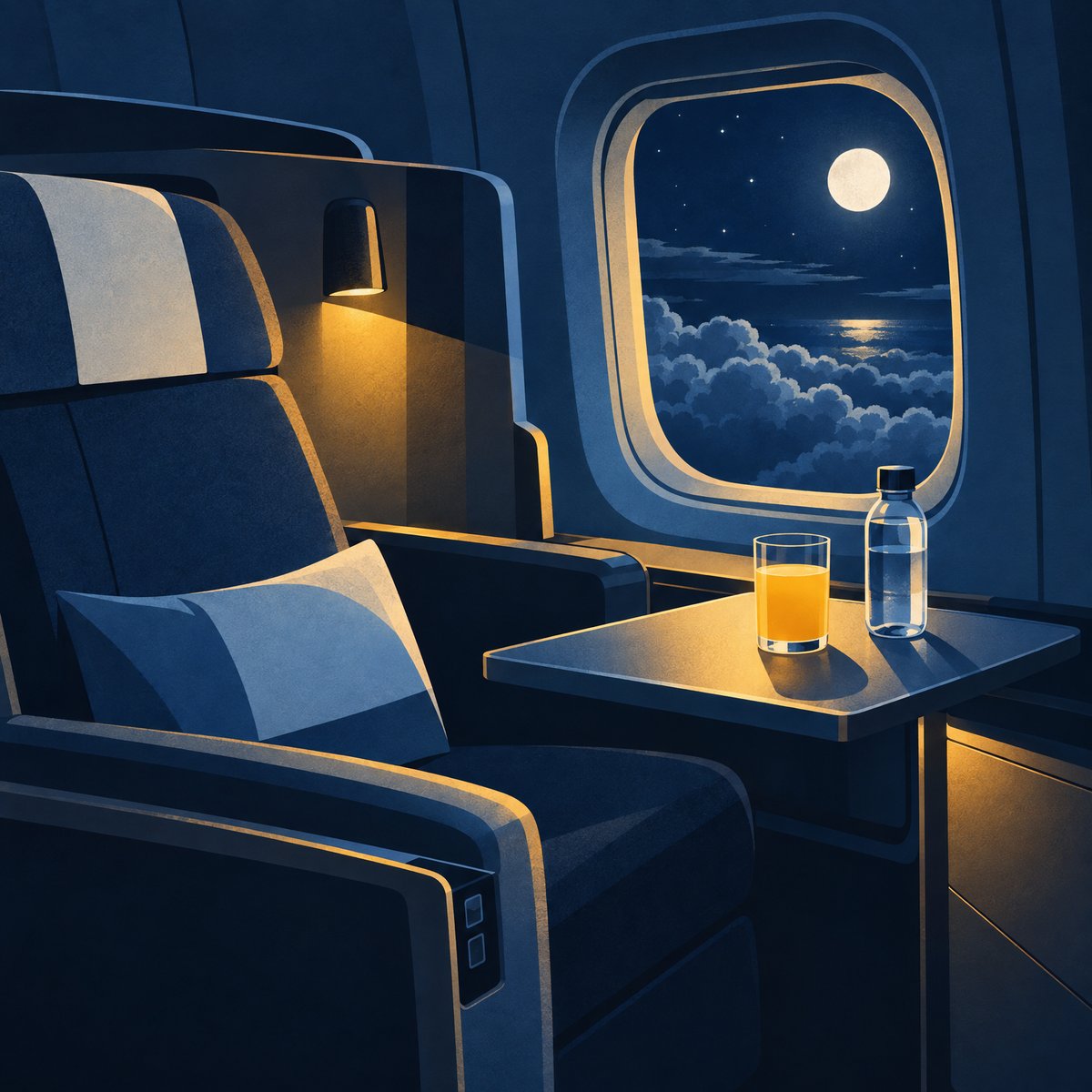 Illustration for Business Class Without Beer