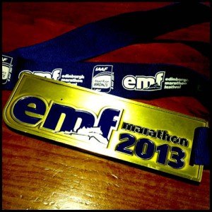 Edinburgh Marathon 2013 medal