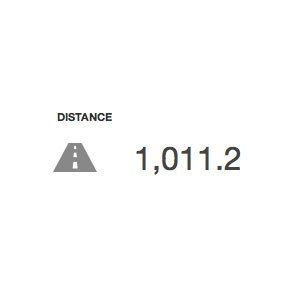 1,011 miles, running app screenshot