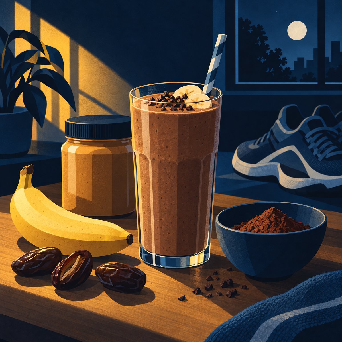 Illustration for Marathon Milkshake Smoothie