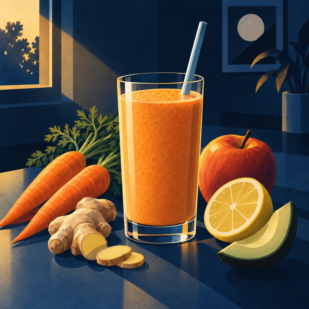 Illustration for Smooth Operator Smoothie